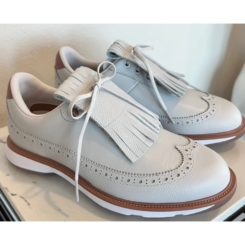 NWT Adidas MC Zoysia Spikeless Gray Gum White Golf Shoes IH5993 Women's Size 6.5